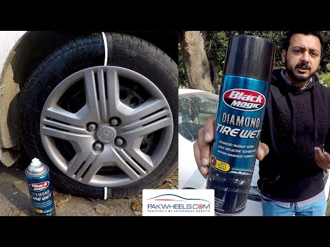 Black Magic Diamond Tire Wet