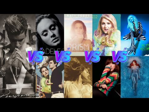 Purpose vs 21 vs NFR vs Prism vs Fearless vs Title vs Emotion vs Better Mistakes vs Diamonds & Danc