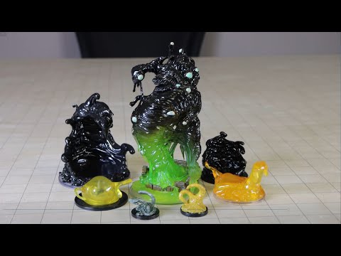 D&D Icons of the Realms, Demon Lord Juiblex and Pathfinder Battles, Wave 3 Premium Minis