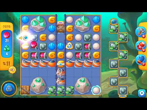 Fishdom 2021 - Level 7076   #playrix #fishdom #gaming
