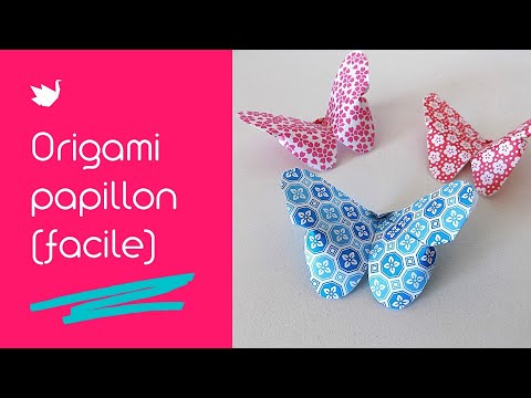 Comment faire un origami papillon (Tutoriel Facile)