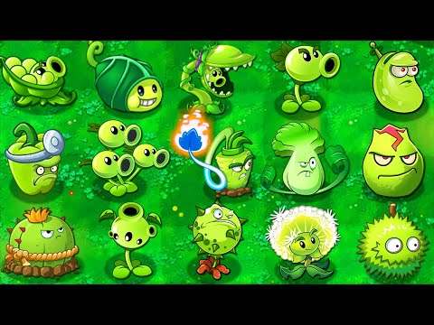 All GREEN Plants LEVEL 999999 vs Ancient Egypt Final Boss in Plants vs Zombies 2(PVZ2 Version 8.8.1)