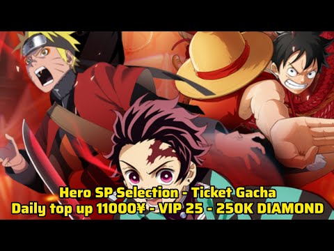 AllStar All Anime Idle Private Server - Daily top up 11000¥ - VIP25 - 250K Diamond