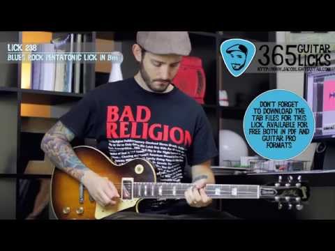 Lick 238/365 - Blues Rock Pentatonic Lick in Bm | 365 Guitar Licks Project