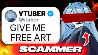 Vtuber SCAMS Artists With Chargebacks Then IMPERSONATES Others When Caught