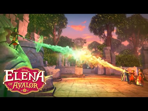Attack Elena's Team and Fight Over Elena's Scepter - Elena of Avalor | Spirit of a Wizard (HD)