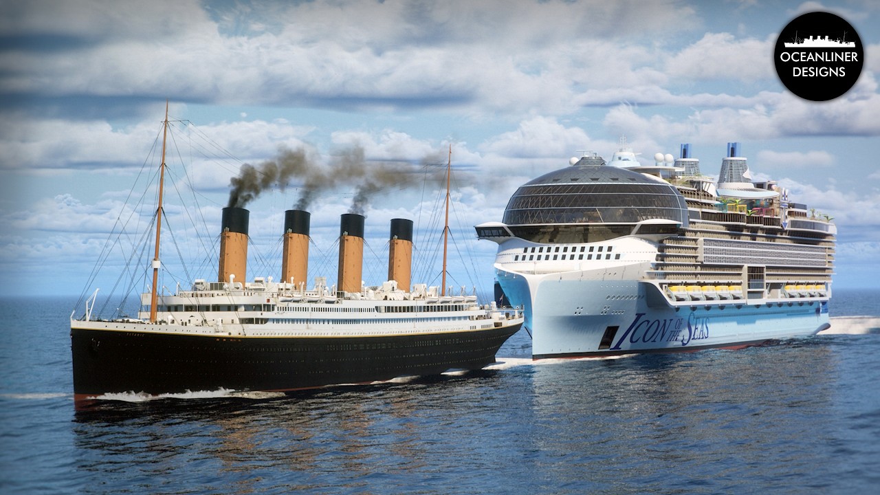 Titanic vs Icon of the Seas: The World's Largest Cruise Ship