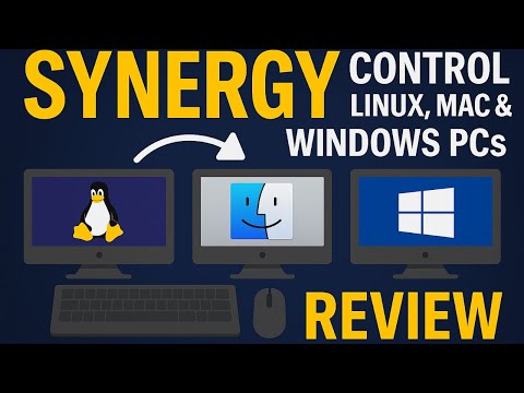 Synergy : Control all your computers with 1 keyboard and mouse!