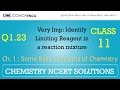 Some Basic Concepts Of Chemistry Q1 23 Chapter 1 NCERT Solutions CHEMISTRY Class 11