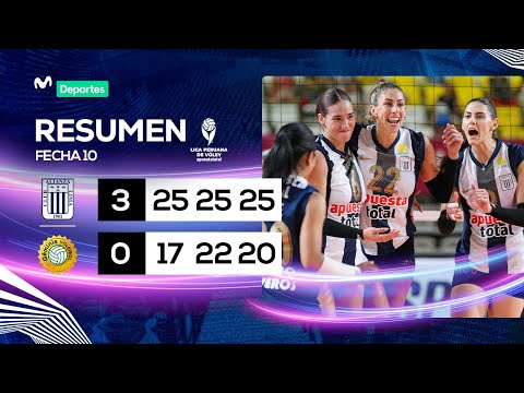 RESUMEN: ALIANZA LIMA 3️⃣ - 0️⃣ GÉMINIS VOLEIBOL | FECHA 10 | LIGA PERUANA DE VÓLEY 24/25 👋🏐🏆