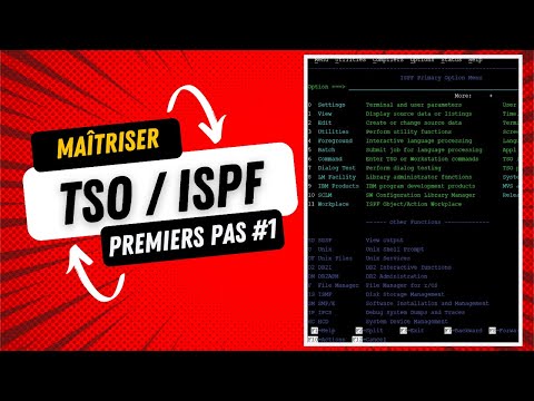 MAÎTRISER TSO/ISPF : Premiers pas, Menu Principal & Astuces de Navigation #1