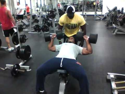 Ryan Flex Doris incline DB press