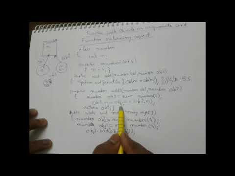 Function Returning Objects Passing More Than 1 Object Through Function Java Mca Isc