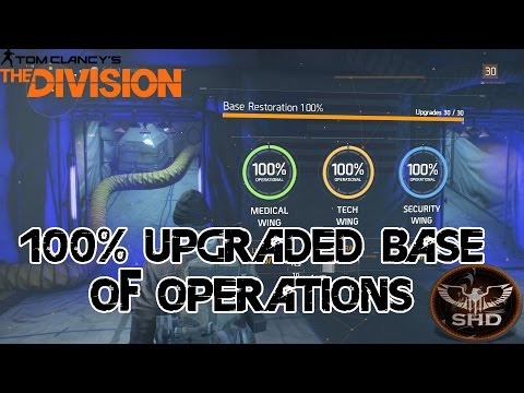 The Division - Fully Upgraded Base Of Operations