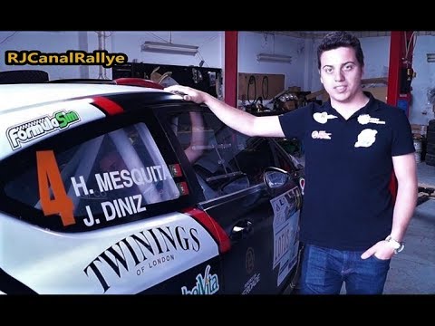 Hugo Mesquita e o Ford Fiesta R5 da Peres Competições