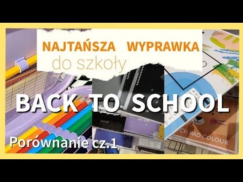 NAJTAŃSZA ‼️wyprawka do szkoły 📚Back to School cz.1 Porównanie ‼️Przegląd półek