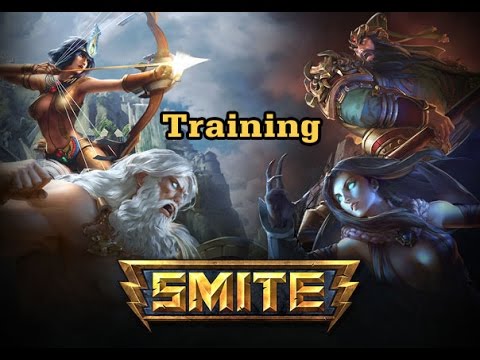 Smite training tutorial and Ai Battle part 1