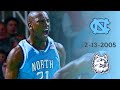 UNC Basketball: #2 North Carolina at #19 Connecticut | 2-13-2005 | Full Game