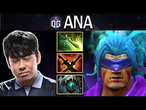 OG.ANA SMURF ANTI-MAGE WITH 1100 XPM - DOTA 2 7.29 GAMEPLAY