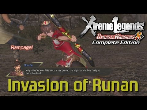 Dynasty Warriors 8 Xtreme Legends | Invasion of Runan (Wu Xtreme Legend Stages Ep.2)