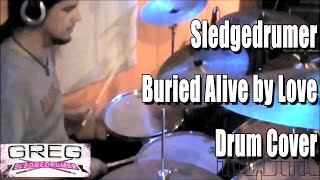 Buried Alive By Love - HIM - Drums Cover By Sledgedrumer
