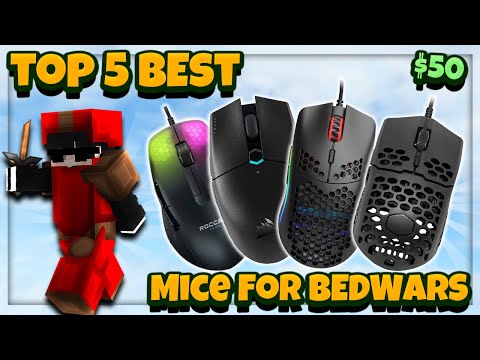 Top 5 BEST Budget Mice For Bedwars | Best Mouse for Minecraft Bedwars (HIGH CPS)
