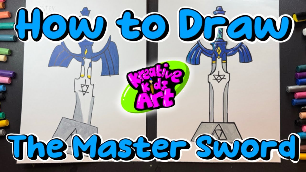 How to Draw the Master Sword from The Legend of Zelda
