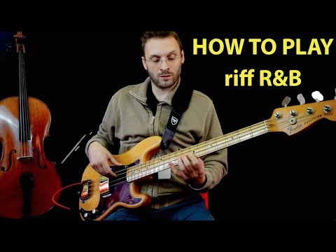 How to Play Bass Riff of the Day 268 R&B (Fender Precision 76) ITA Impara a suonare il basso elettr
