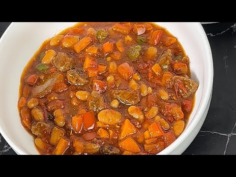 How To Make Chakalaka Sauce || Southern African Dish ||Chef_lizzz
