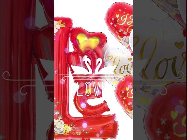 Vídeo relacionado con 31 Piezas Globos San Valentin Decoracion Decoración San Valentin Decoracion Petalos de Rosa Artificiales Globos Corazon para Boda Aniversario Fiesta Cumpleaños Decoración