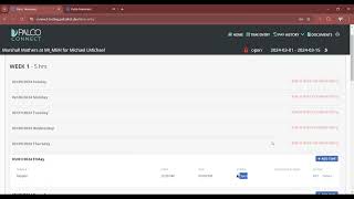 Time Entry - Palco Connect