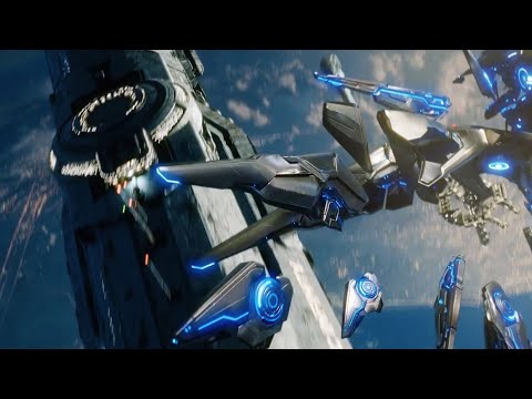 The UNSC Infinity escapes from Cortana