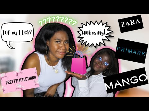 TRY ON HAUL PRETTYLITTLETHING +COLLECTIVE HAUL✨ , TAILLE 40-42 (CURVY)| MA BESTIE  NOTE MES TENUES!
