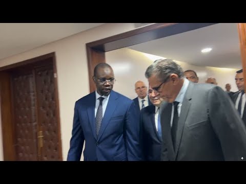 Incroyable l'arrivée du PM Ousmane sonko au Maroc regardé 