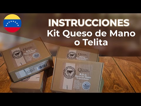 Instrucciones del kit de Queso de Mano Venezolano del Doctor Quesero.