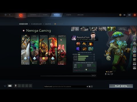 dota2sup Resolut1on Nature's Prophet