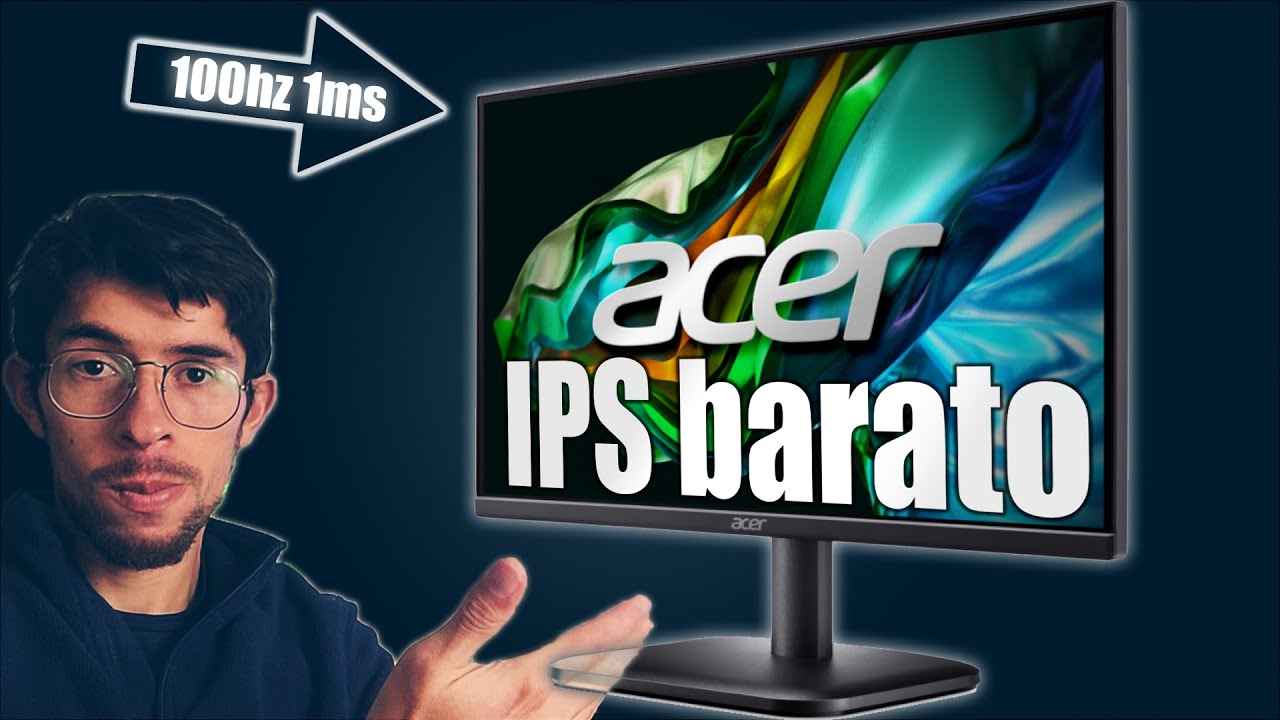 Miniatura da avaliação em vídeo de Monitor Acer E200Q 19,5" LED HD Preto
