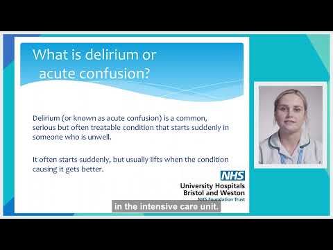 Delirium/acute confusion