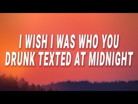Henry Moodie - I wish I was who you drunk texted at midnight (drunk text) (Lyrics)