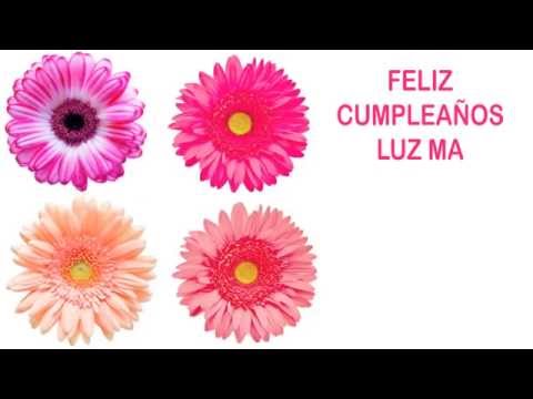 LuzMa   Flowers & Flores - Happy Birthday