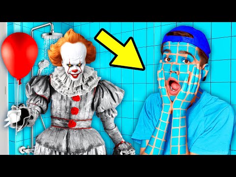 Extreme Hide And Seek Against PENNYWISE At 3AM