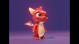 Cartoon Baby Dragon video thumbnail
