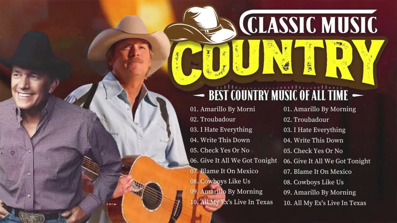 The Best Of Country Songs Of All Time 🔥Alan Jackson, John Denver, Kenny Rogers, Willie Nelson