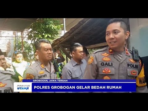 POLRES GROBOGAN BEDAH RUMAH WARGA