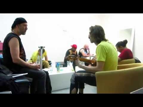 Eugene Hutz (Gogol Bordello) playing Everything Is Broken