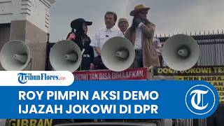 Roy Suryo Pimpin Demo di Depan DPR: Tuntut Adili Jokowi dan Pemakzulan Wapres Gibran