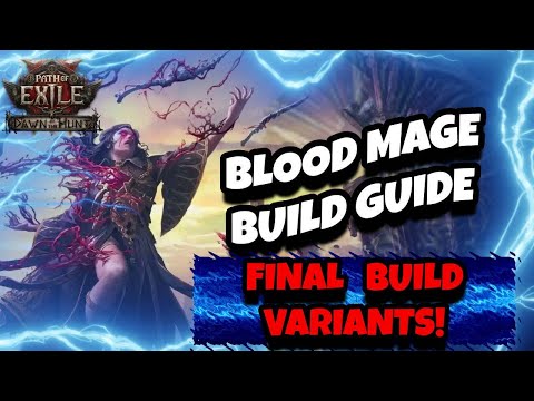 100% Crit Blood Mage Final Build Guide - Variants - Path of Exile 2 Dawn of The Hunt