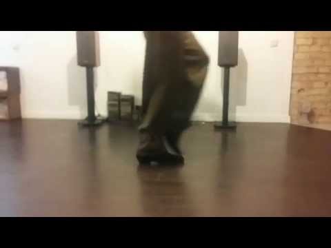 Tango practice - Enrosque (men's technique)