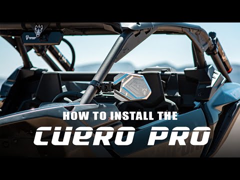 Chupacabra Offroad Cuero Pro UTV Side Mirror Set Black