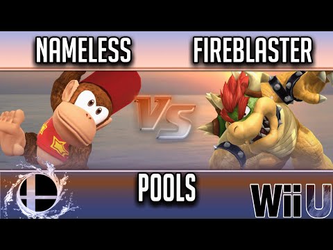 Smash'N'Splash 4  Pools -  Nameless (Diddy Kong) vs TMP | FireBlaster (Bowser)